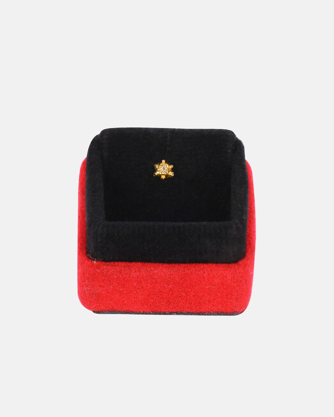 Simulated Stone Gold Nose Pin Box