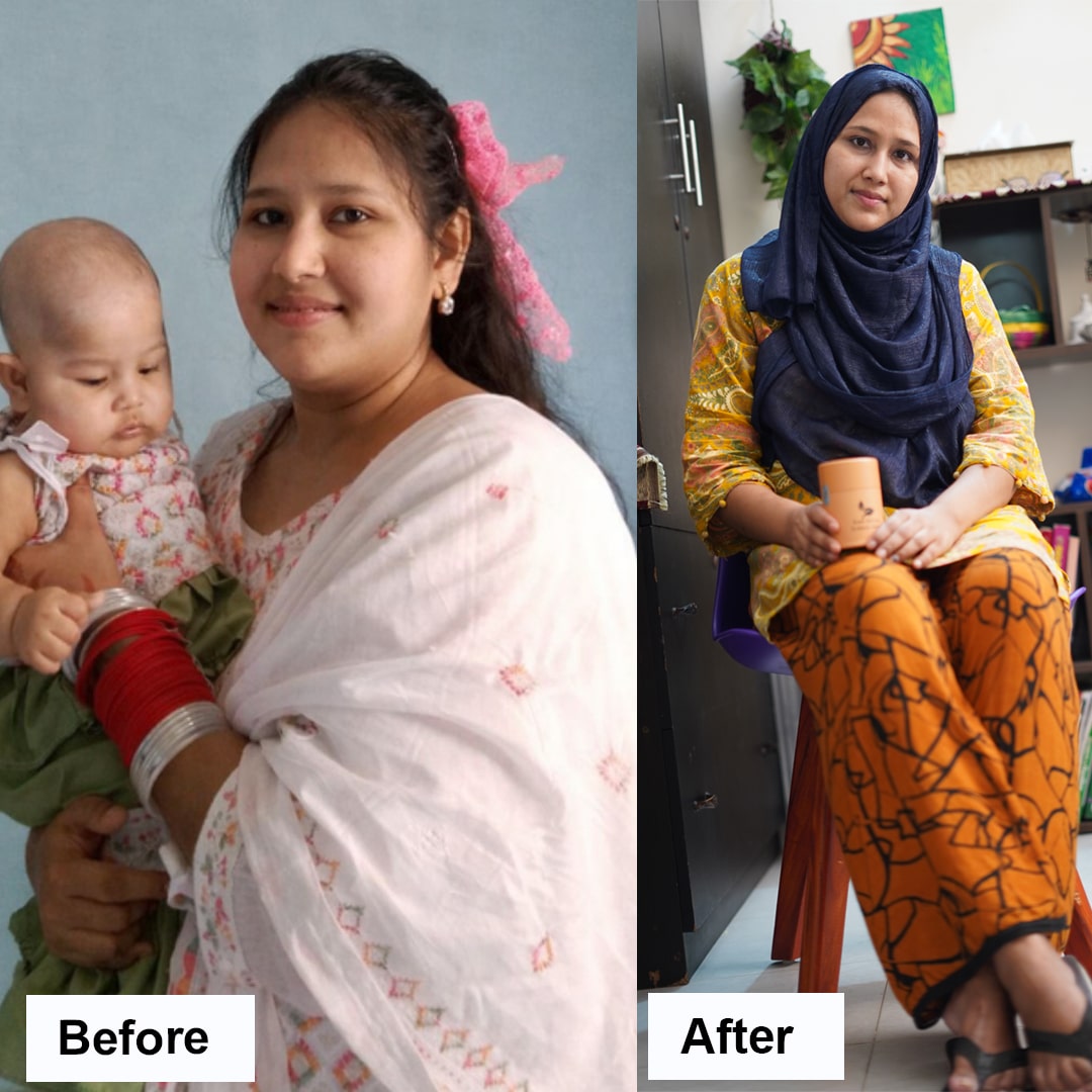 Before & After Weight Loss | Tahmina Jahan | Glow Natural Slimming Powder | Inner Flourish
