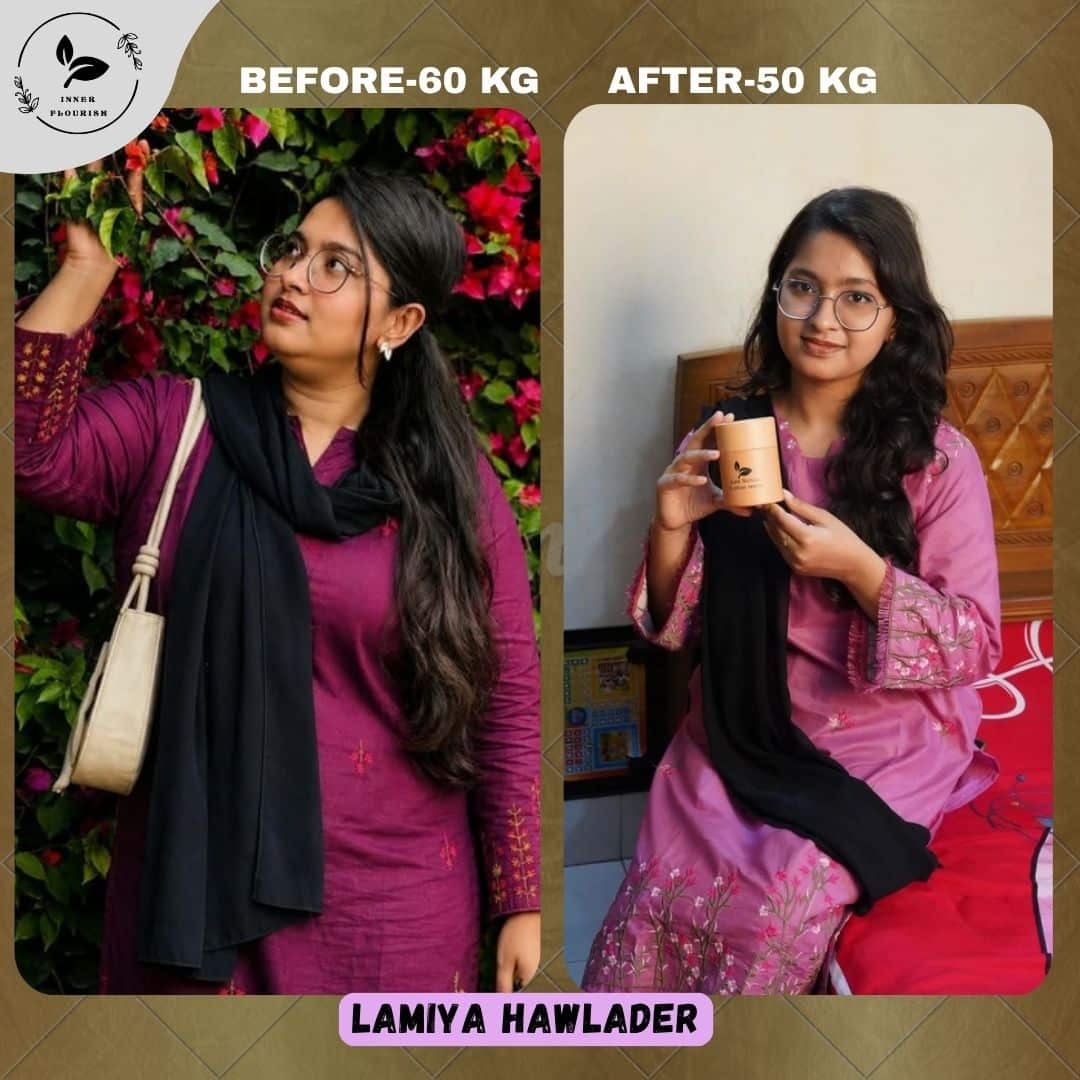 Inner Flourish | Glow Natural Slimming Powder | Lamia Hawlader Before & After | Bangla