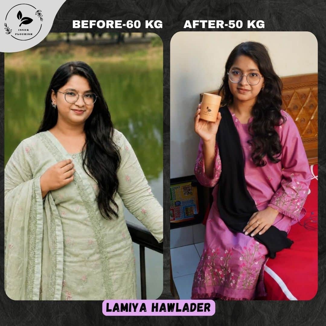 Inner Flourish | Glow Natural Slimming Powder | Lamia Hawlader Before & After | Bangla